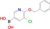 [6-(Benzyloxy)-5-chloropyridin-3-yl]boronic acid