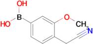 [4-(Cyanomethyl)-3-methoxyphenyl]boronic acid