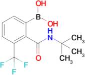 [2-(tert-Butylcarbamoyl)-3-(trifluoromethyl)phenyl]boronic acid