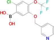 [2-Chloro-5-(pyridin-3-ylmethoxy)-4-(trifluoromethoxy)phenyl]boronic acid