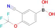 [3-Cyano-4-(trifluoromethoxy)phenyl]boronic acid