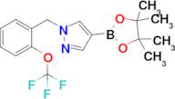 4-(4,4,5,5-Tetramethyl-1,3,2-dioxaborolan-2-yl)-1-(2-(trifluoromethoxy)benzyl)-1H-pyrazole