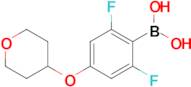 [2,6-Difluoro-4-(oxan-4-yloxy)phenyl]boronic acid