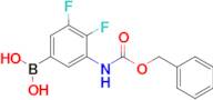 (3-{[(Benzyloxy)carbonyl]amino}-4,5-difluorophenyl)boronic acid