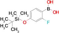 {4-[(tert-Butyldimethylsilyl)oxy]-2-fluorophenyl}boronic acid