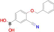 [4-(Benzyloxy)-3-cyanophenyl]boronic acid