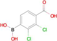 2,3-Dichloro-4-(dihydroxyboranyl)benzoic acid