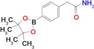2-(4-(4,4,5,5-Tetramethyl-1,3,2-dioxaborolan-2-yl)phenyl)acetamide