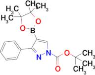 tert-Butyl 3-phenyl-4-(4,4,5,5-tetramethyl-1,3,2-dioxaborolan-2-yl)-pyrazole-1-carboxylate