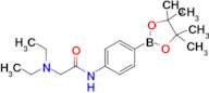 2-(Diethylamino)-N-(4-(4,4,5,5-tetramethyl-1,3,2-dioxaborolan-2-yl)phenyl)acetamide