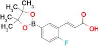 (E)-3-(2-Fluoro-5-(4,4,5,5-tetramethyl-1,3,2-dioxaborolan-2-yl)phenyl)acrylic acid