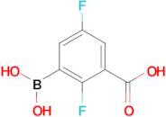 3-(Dihydroxyboranyl)-2,5-difluorobenzoic acid