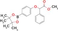 Phenyl-[4-(4,4,5,5-tetramethyl-[1,3,2]dioxaborolan-2-yl)-phenoxy]-acetic acid methyl ester