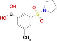 [3-Methyl-5-(pyrrolidine-1-sulfonyl)phenyl]boronic acid