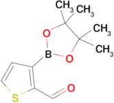 3-(4,4,5,5-Tetramethyl-1,3,2-dioxaborolan-2-yl)thiophene-2-carbaldehyde