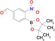 3-Nitro-4-(4,4,5,5-tetramethyl-1,3,2-dioxaborolan-2-yl)-benzaldehyde