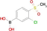 (3-Chloro-4-methanesulfonylphenyl)boronic acid