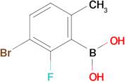 3-Bromo-2-fluoro-6-methylphenylboronic acid