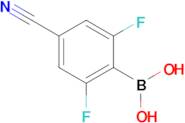 4-Cyano-2,6-difluorophenylboronic acid