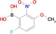 6-Fluoro-3-methoxy-2-nitrophenylboronic acid