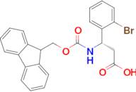 (S)-3-((((9H-Fluoren-9-yl)methoxy)carbonyl)amino)-3-(2-bromophenyl)propanoic acid