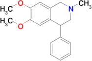 6,7-Dimethoxy-2-methyl-4-phenyl-1,2,3,4-tetrahydroisoquinoline