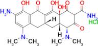 (4S,4aS,5aR,12aS)-9-amino-4,7-bis(dimethylamino)-10,12,12a-trihydroxy-1,3,11-trioxo-1,2,3,4,4a,5,5a,6,11,12a-decahydrotetracene-2-carboxamide hydrochloride