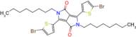 3,6-Bis(5-bromothiophen-2-yl)-2,5-dioctylpyrrolo[3,4-c]pyrrole-1,4(2H,5H)-dione