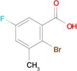 2-Bromo-5-fluoro-3-methylbenzoic acid