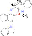 6'-(Indolin-1-yl)-1,3,3-trimethylspiro[indoline-2,3'-naphtho[2,1-b][1,4]oxazine]