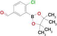 4-Chloro-3-(4,4,5,5-tetramethyl-1,3,2-dioxaborolan-2-yl)benzaldehyde