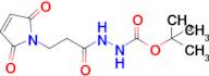tert-Butyl 2-(3-(2,5-dioxo-2,5-dihydro-1H-pyrrol-1-yl)propanoyl)hydrazinecarboxylate