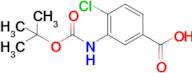 3-((tert-Butoxycarbonyl)amino)-4-chlorobenzoic acid