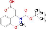 3-((tert-Butoxycarbonyl)amino)-3-(2-methoxyphenyl)propanoic acid