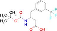 (R)-3-((tert-Butoxycarbonyl)amino)-4-(3-(trifluoromethyl)phenyl)butanoic acid