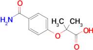 2-(4-Carbamoylphenoxy)-2-methylpropanoic acid