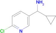 (6-Chloropyridin-3-yl)(cyclopropyl)methanamine