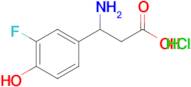 3-Amino-3-(3-fluoro-4-hydroxyphenyl)propanoic acid hydrochloride