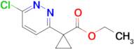 Ethyl 1-(6-chloropyridazin-3-yl)cyclopropane-1-carboxylate