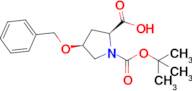 (2S,4S)-4-(Benzyloxy)-1-(tert-butoxycarbonyl)pyrrolidine-2-carboxylic acid