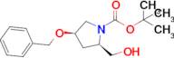 tert-Butyl (2R,4R)-4-(benzyloxy)-2-(hydroxymethyl)pyrrolidine-1-carboxylate