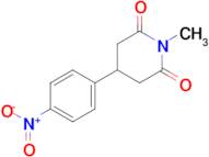 1-Methyl-4-(4-nitrophenyl)piperidine-2,6-dione