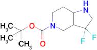 tert-Butyl 3,3-difluorooctahydro-5H-pyrrolo[3,2-c]pyridine-5-carboxylate