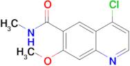 4-Chloro-7-methoxy-N-methylquinoline-6-carboxamide