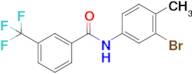 N-(3-Bromo-4-methylphenyl)-3-(trifluoromethyl)benzamide