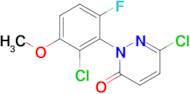 6-Chloro-2-(2-chloro-6-fluoro-3-methoxyphenyl)pyridazin-3(2H)-one