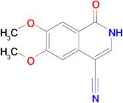 6,7-Dimethoxy-1-oxo-1,2-dihydroisoquinoline-4-carbonitrile