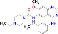 4-Ethyl-N-(7-methoxy-4-((3-vinylphenyl)amino)quinazolin-6-yl)piperazine-1-carboxamide
