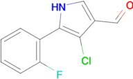 4-Chloro-5-(2-fluorophenyl)-1H-pyrrole-3-carbaldehyde