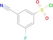 3-Cyano-5-fluorobenzene-1-sulfonyl chloride